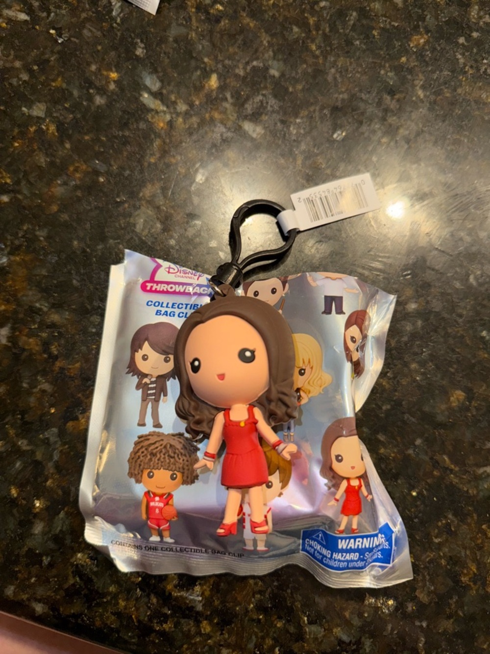 Gabriella High School Musical Disney Channel Throwback Bag Clip